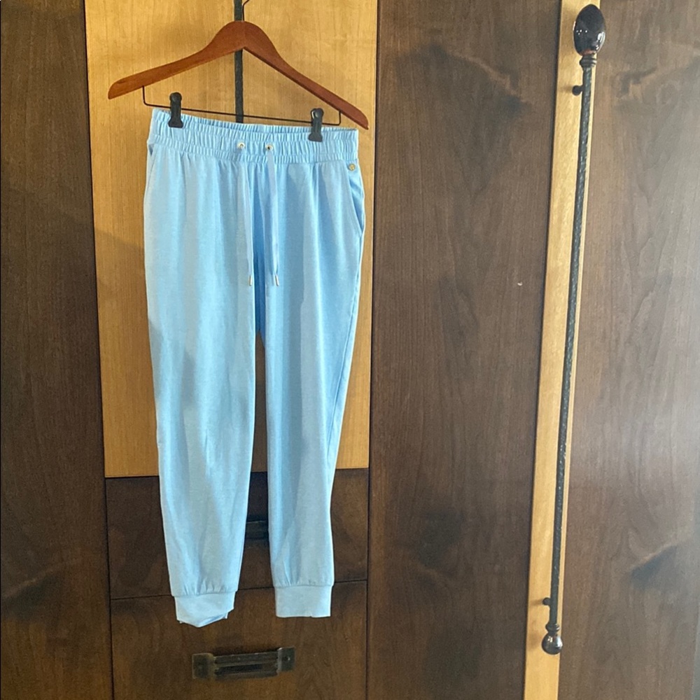 Lilly Pulitzer Light Blue Jogger Pants